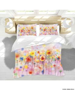 ست روتختی لحاف دوختدار دو نفره مدل آبرنگ