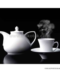 سرویس چینی زیبای ایرانی زرین 12 نفره سفید