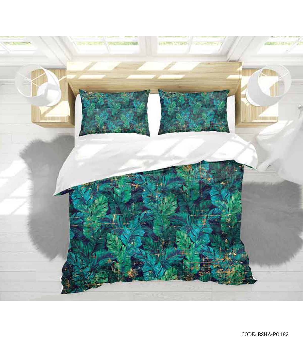 سرویس خواب دو نفره مدل جنگل