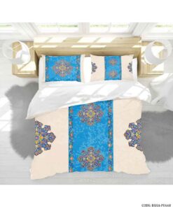 ست روتختی و ملحفه کشدار دو نفره مدل سنتی