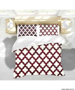 ست روتختی و لحاف دوختدار دو نفره مدل کاشی