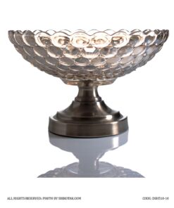 میوه خوری گود پایه برنز مدل توپی