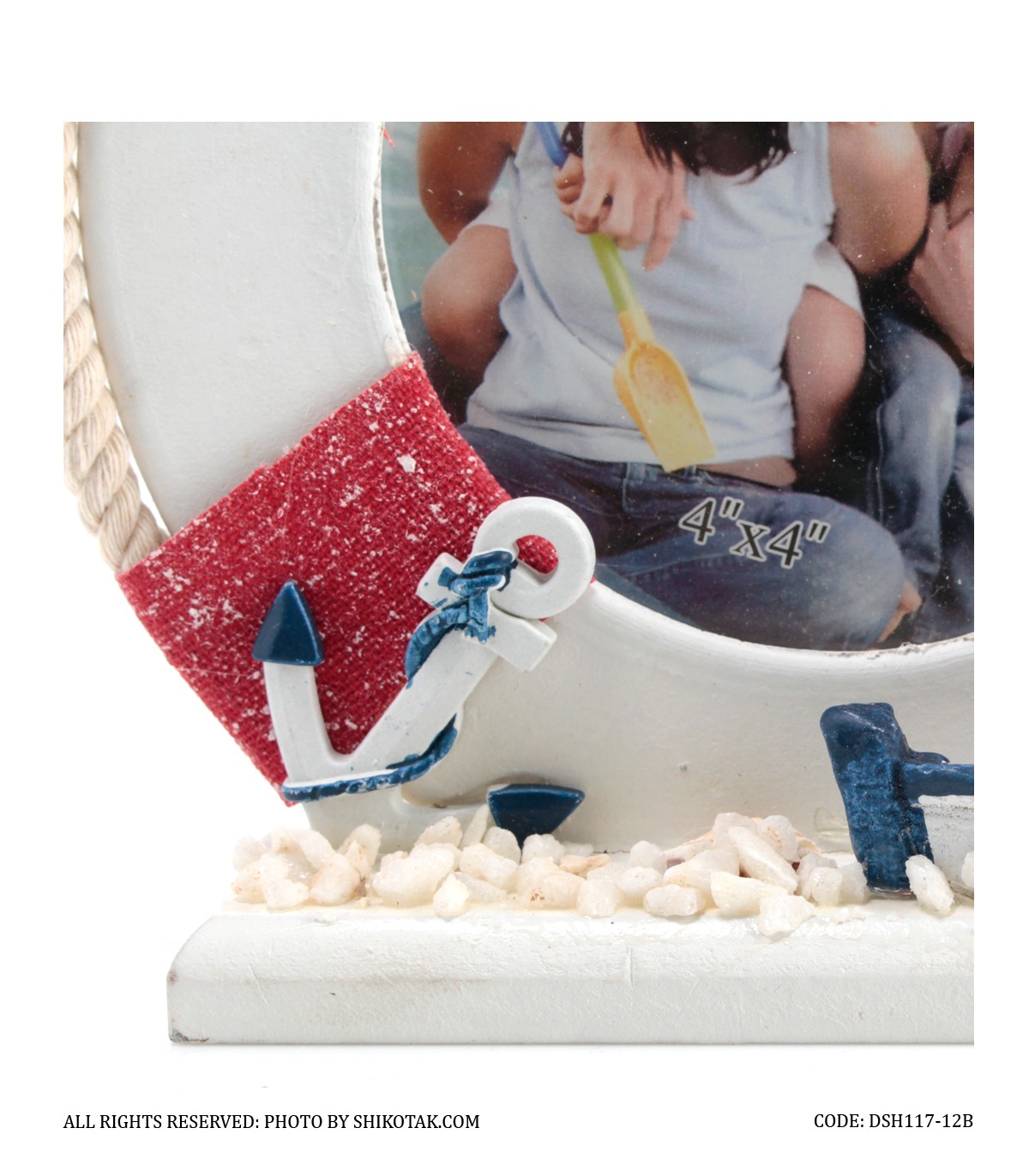 قاب عکس تم دریایی مدل WELCOME