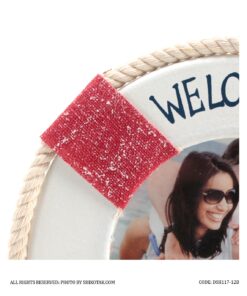 قاب عکس تم دریایی مدل WELCOME