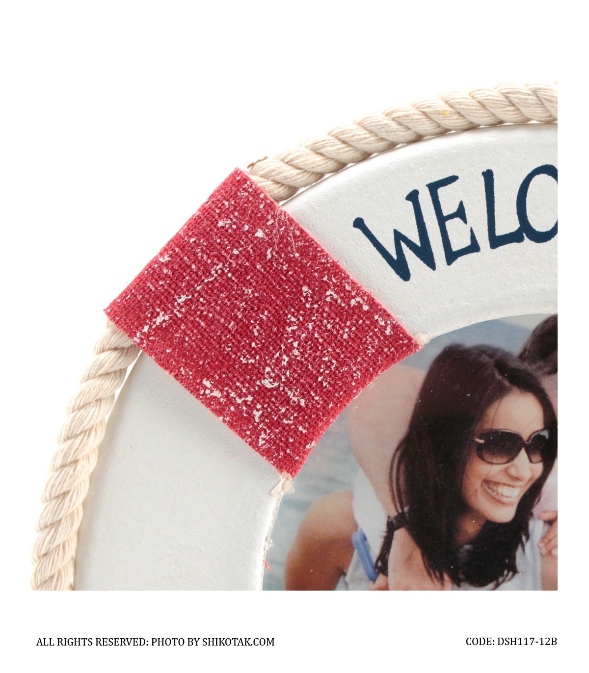 قاب عکس تم دریایی مدل WELCOME