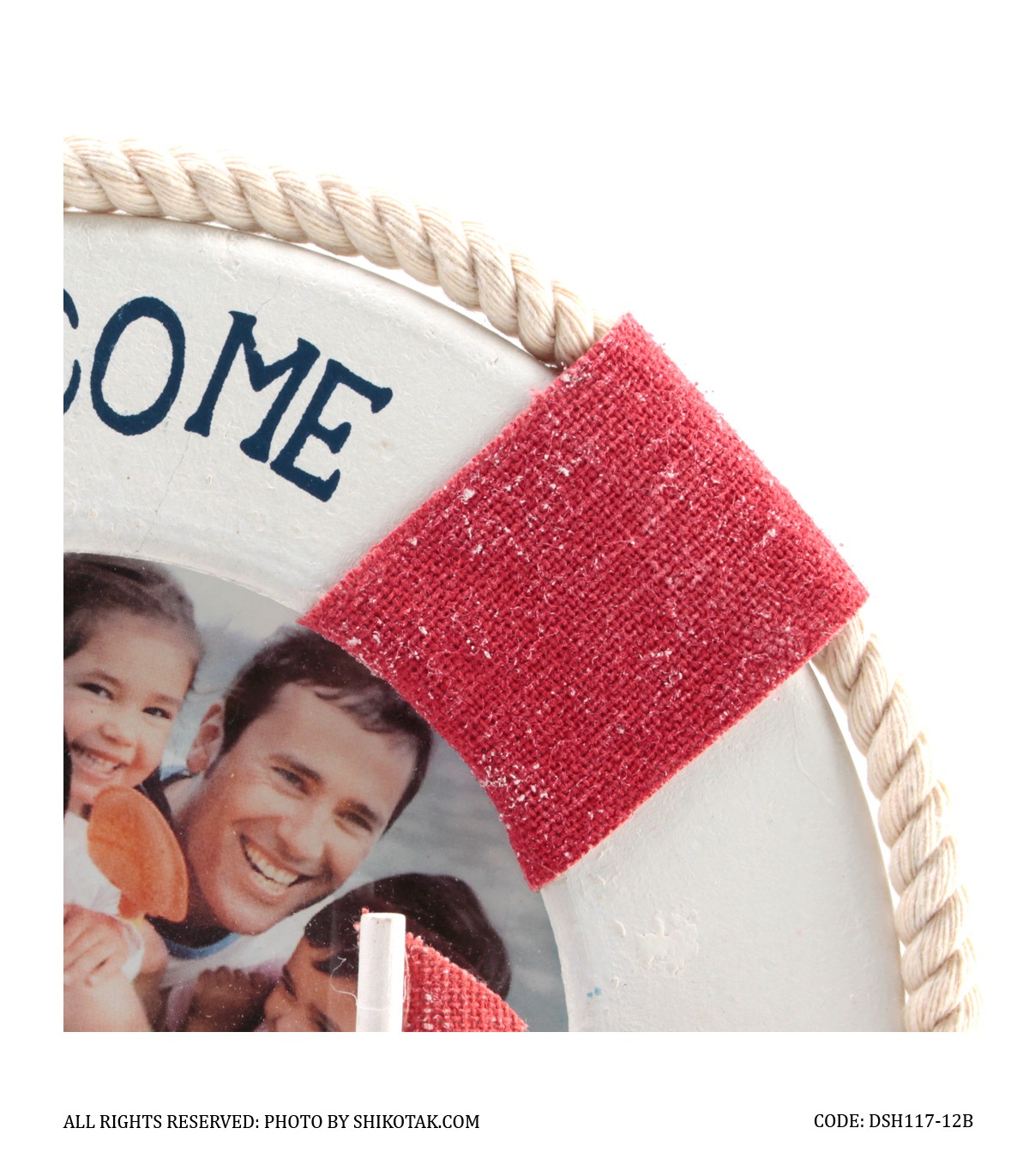 قاب عکس تم دریایی مدل WELCOME