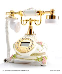 تلفن گلدار رومیزی مدل Sophia