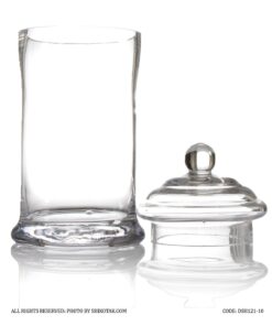 کندی باکس بلوری استوانه ای کوچک