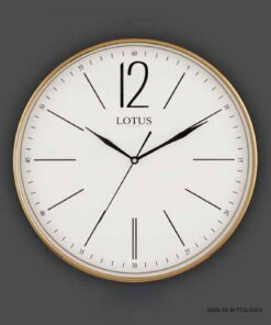ساعت دیواری گرد فلزی لوتوس مدل NOLAN
