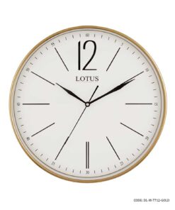ساعت دیواری گرد فلزی لوتوس مدل NOLAN