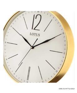ساعت دیواری گرد فلزی لوتوس مدل NOLAN