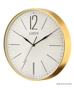 ساعت دیواری گرد فلزی لوتوس مدل NOLAN