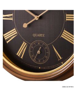 ساعت دیواری چوبی با اعداد رومی لوتوس مدل FRANKLINE