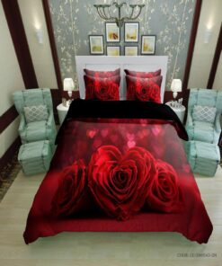 سرویس روتختی یک نفره نوجوان مدل رز سرخ