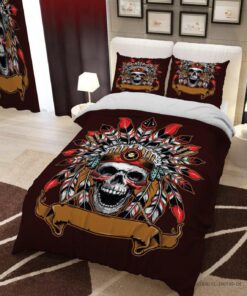 ست روتختی و لحاف دوختدار یک نفره پسرانه مدل سرخ پوست