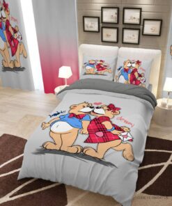 روتختی و ملحفه کشدار یک نفره دخترانه مدل dessel