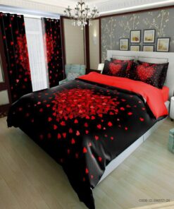 روتختی و لحاف دوختدار دو نفره مدل heart