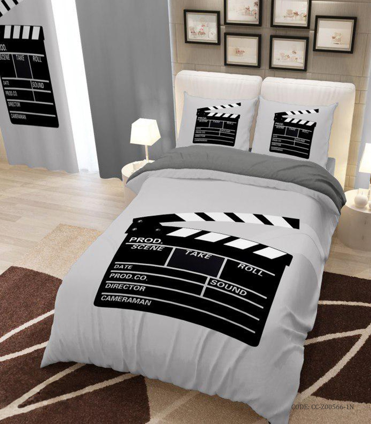 ست روتختی و ملحفه کشدار یک نفره مدل پلاتو