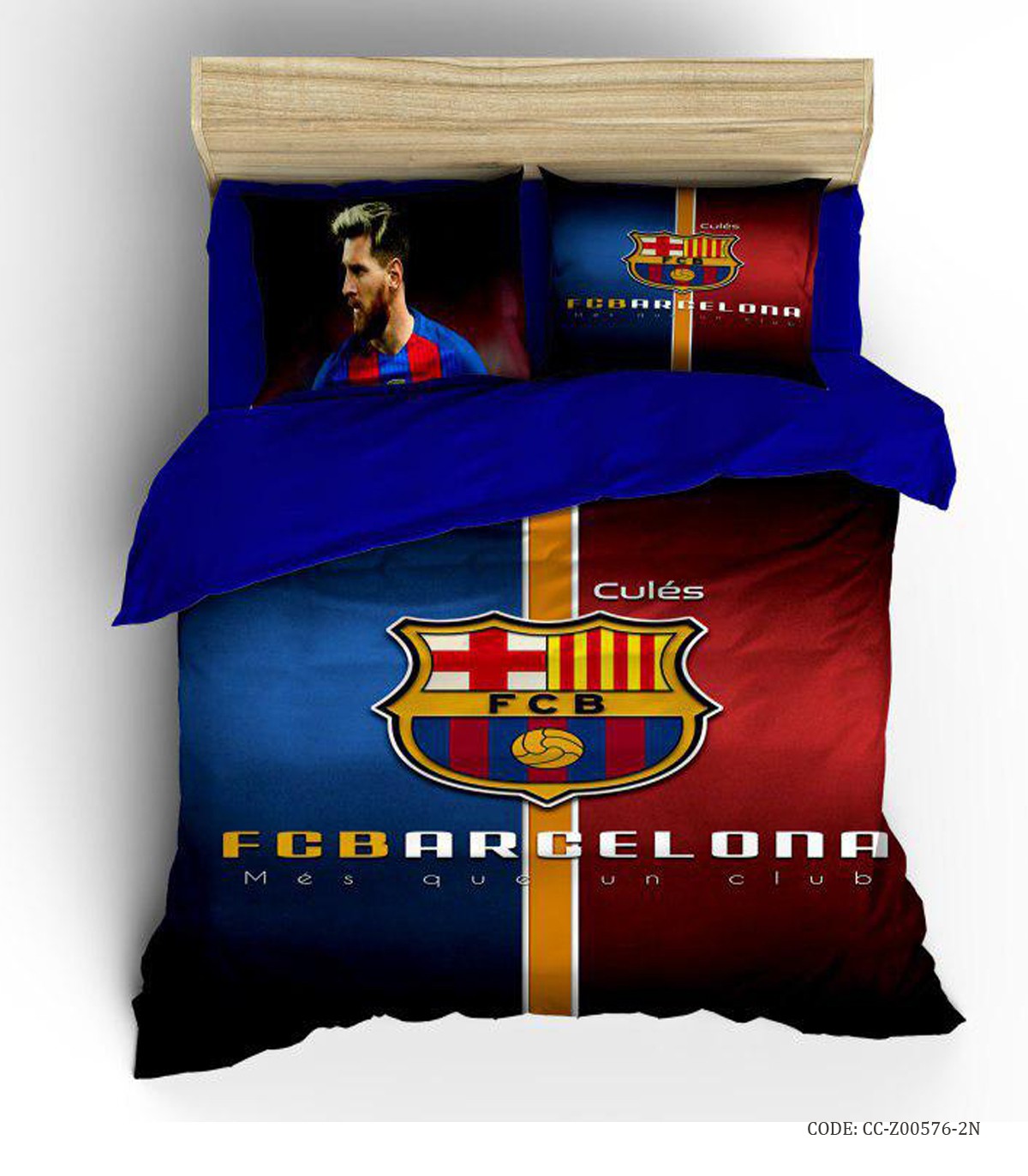 روتختی و لحاف دوختدار دو نفره طرح لیونل مسی