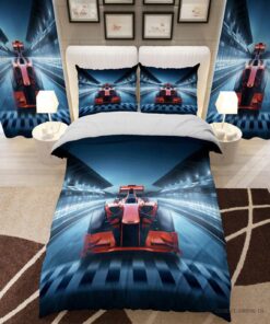 ست روتختی و ملحفه کشدار یک نفره مدل ماشین بازی