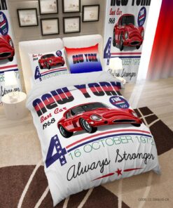 روتختی و لحاف دوختدار یک نفره مدل bost car