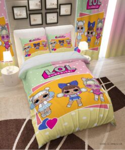 سرویس روتختی و لحاف دوختدار یک نفره مدل LOL