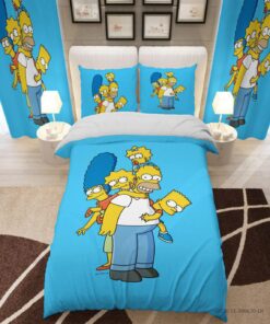 روتختی و لحاف دوختدار انیمیشنی یک نفره مدل سیمپسون ها