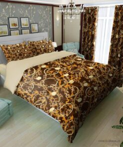 ست روتختی دو نفره مدل پلنگی