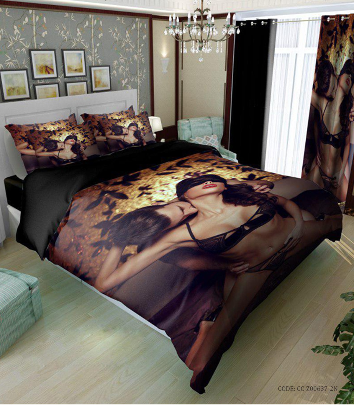 سرویس روتختی عروس دو نفره مدل LOVE