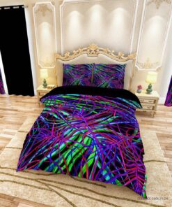 سرویس روتختی و لحاف دوختدار دو نفره مدل کوبیسم