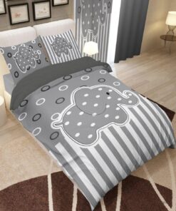 روتختی و لحاف دوختدار یک نفره مدل فیل