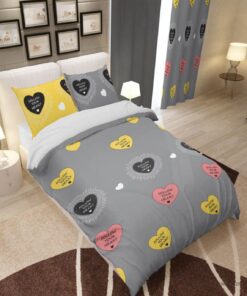 سرویس روتختی دخترانه یک نفره مدل قلب