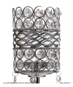 شمعدان پایه بلند دوشعله  مدل U