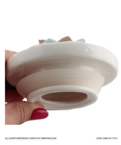 بانکه در سرامیکی گل برجسته میخک