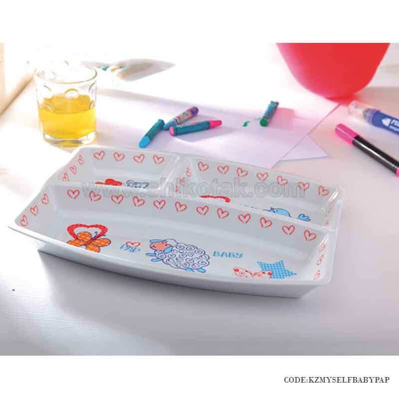 ظرف غذای تکی کودک زرین طرح بی بی پپ