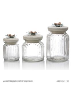 بانکه در سرامیکی گل برجسته میخک