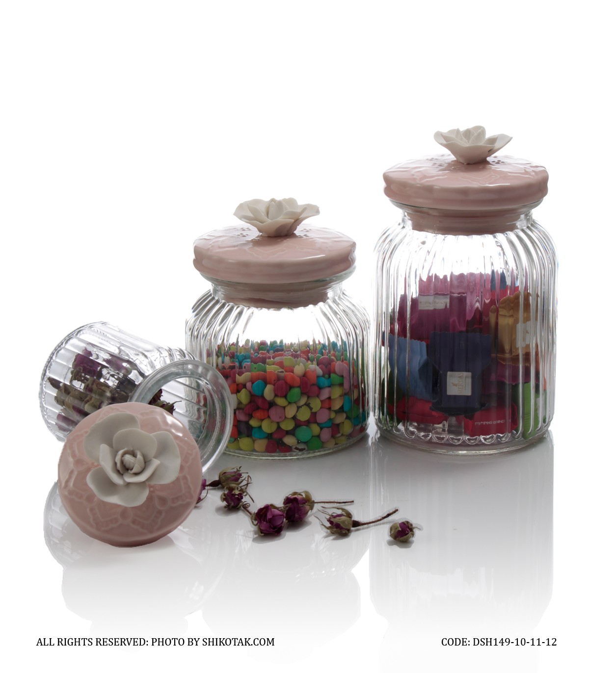 بانکه گل برجسته درب دار کوکب