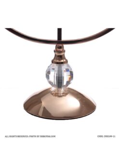 جاشمعی استیل طلایی 3 شعله مدل Soha