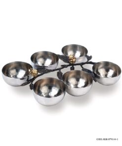 اردو خوری شش خانه استیل طرح غنچه