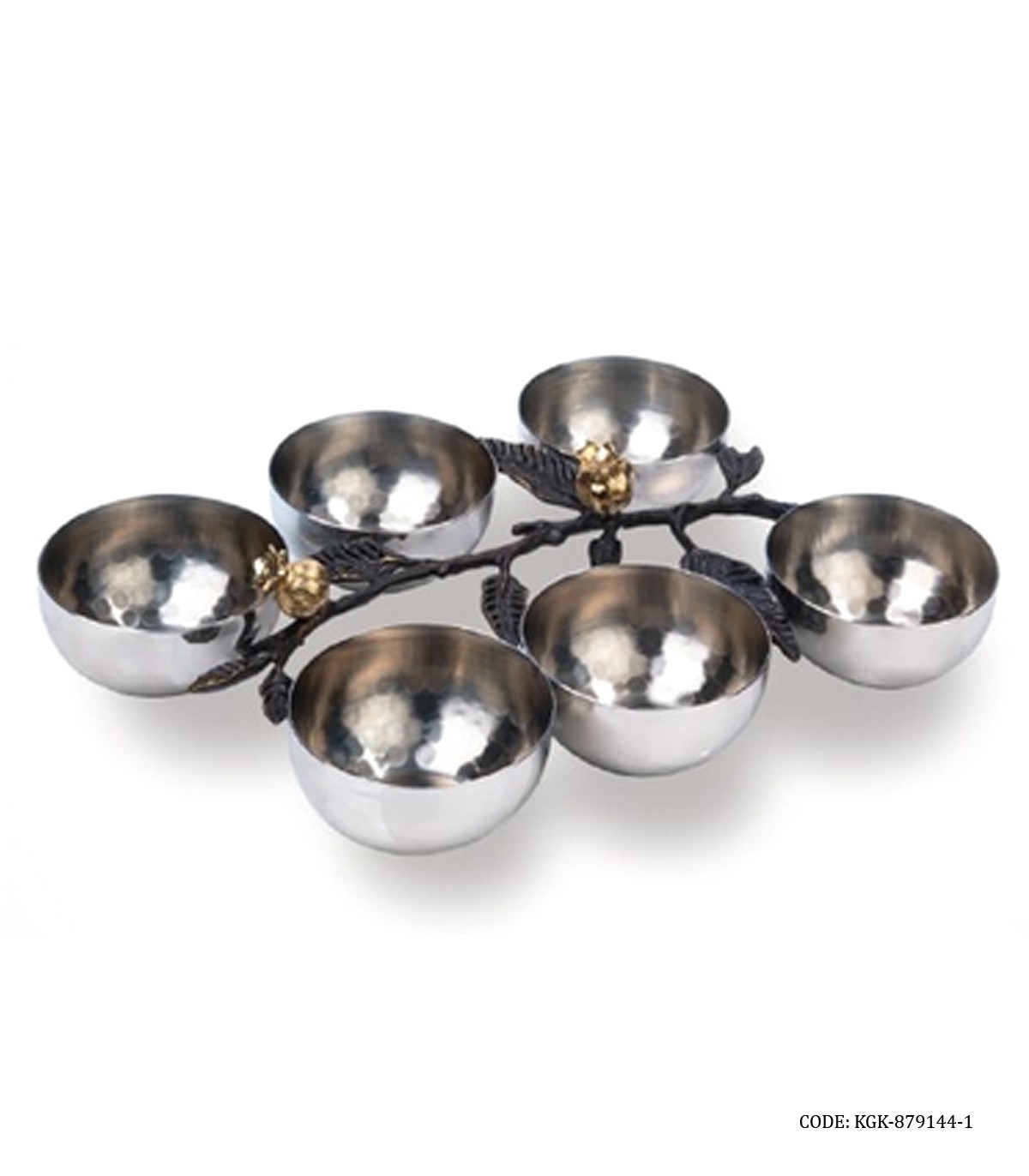 اردو خوری شش خانه استیل طرح غنچه