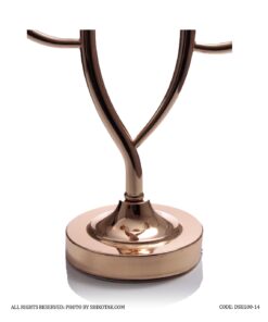 جاشمعی فلزی سه شعله مدل S طرفین