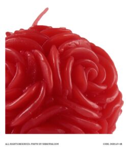 شمع توپی طرح گل