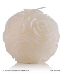 شمع توپی طرح گل