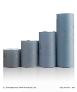 شمع 4 عددی استوانه ای قطر 5 سانت رنگ آبی