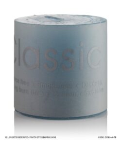 شمع 4 عددی استوانه ای قطر 5 سانت رنگ آبی