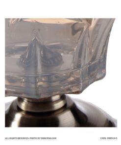 شکلات خوری پایه برنزی شامپاینی مدل شکوفا