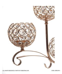 جاشمعی پایه دار 5 شعله U شکل