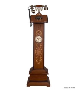 تلفن چوبی ساعت دار ایستاده سری 600