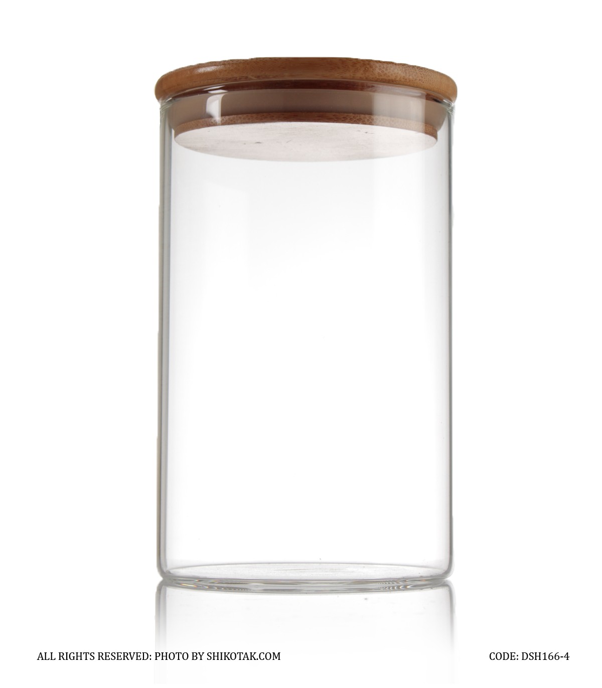 بانکه شیشه ای در بامبو 4 سایز