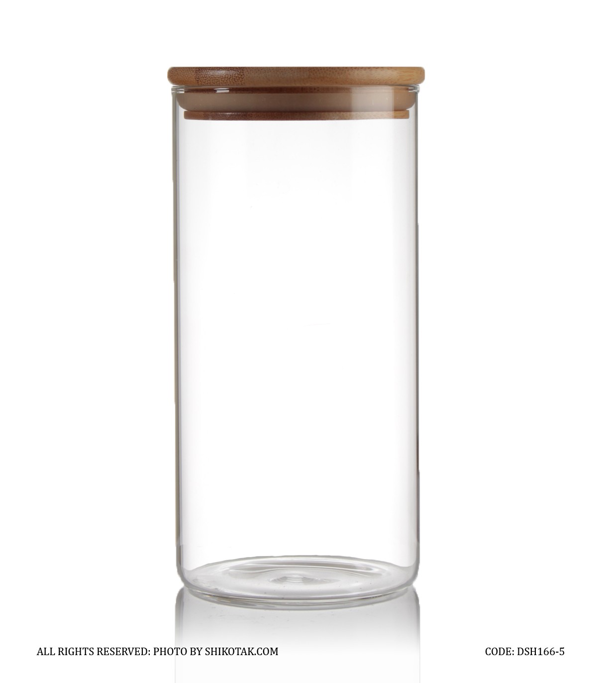 بانکه شیشه ای در بامبو 4 سایز